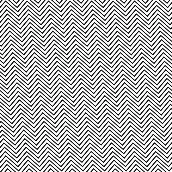 Black and white angular zig zag line pattern — Stock Vector