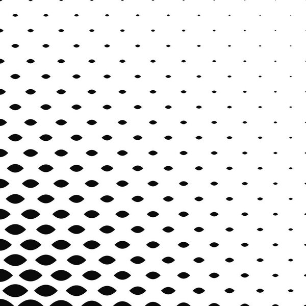 Monochrome curved shape pattern background