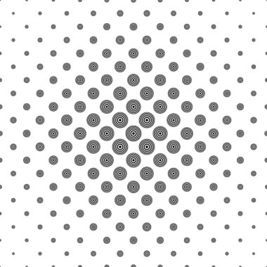 Soyut tek renkli eşmerkezli daire desen