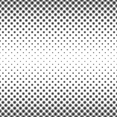 Tek renkli eşmerkezli daire desen tasarım