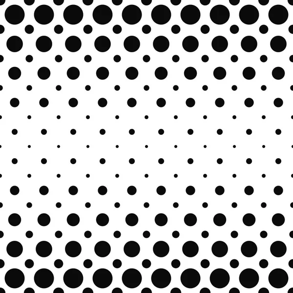 Black and white dot pattern design — Stock Vector