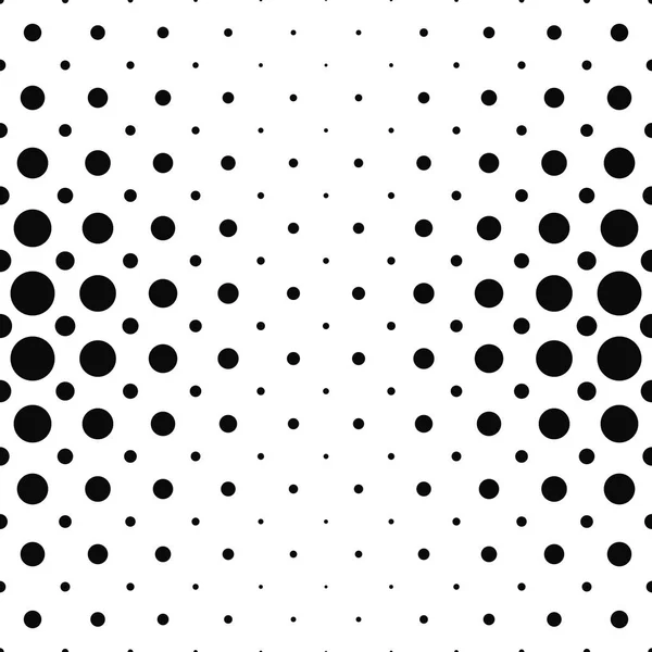 Black and white dot pattern background — Stock Vector