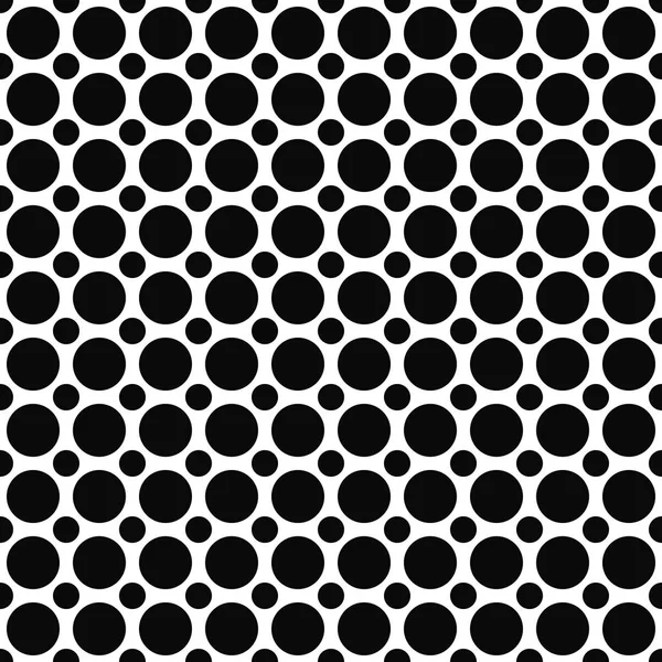 Black white dot pattern design background — Stock Vector