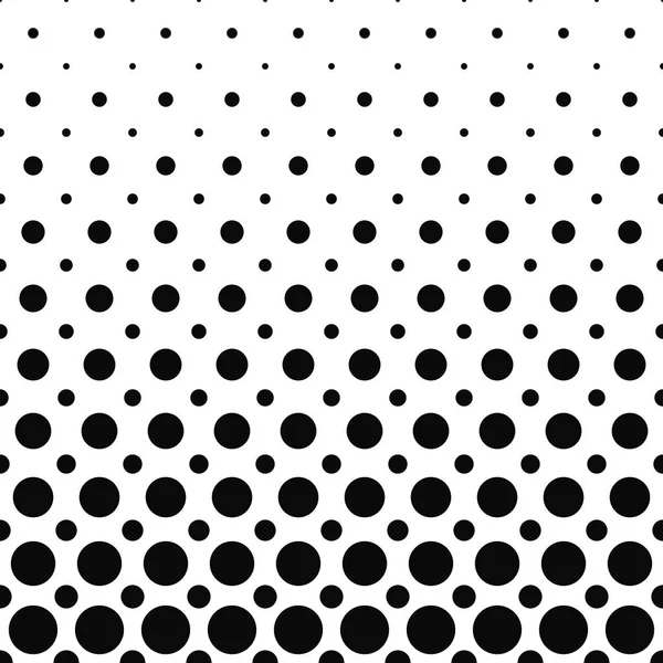 Black and white dot pattern background — Stock Vector