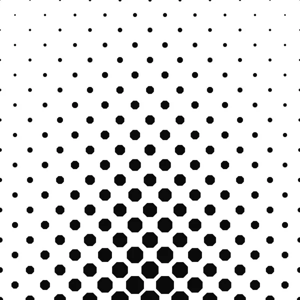 Абстрактний дизайн чорно-білого восьмикутника — стоковий вектор