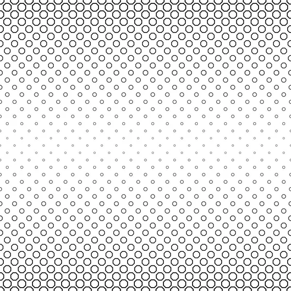 Abstract black white octagon pattern background — Stock Vector