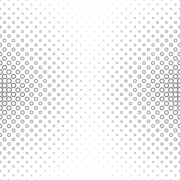 Abstraktní pozadí černé bílé osmiúhelník — Stockový vektor