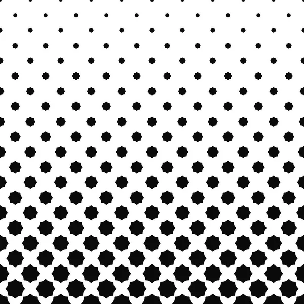 Patrón de octágono curvado blanco y negro abstracto — Vector de stock