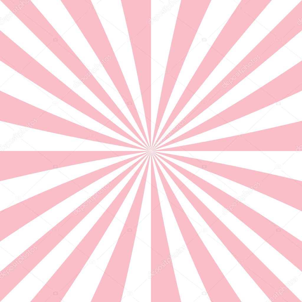 Abstract starburst background from radial stripes