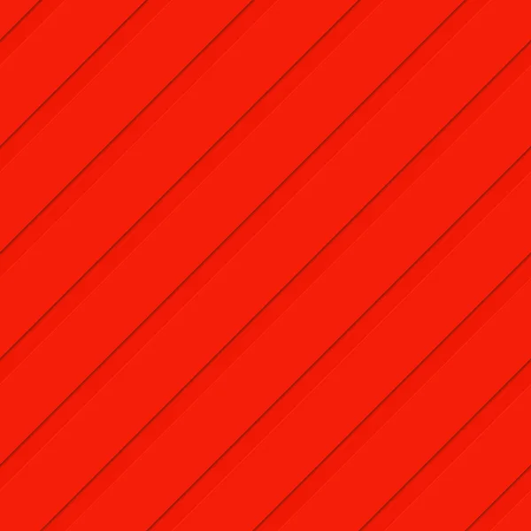 Fondo de patrón de franja diagonal 3D sin costura roja — Vector de stock