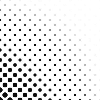 Soyut siyah beyaz eğri sekizgen desen