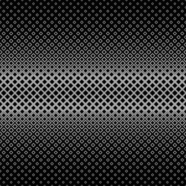 Simetrik soyut yarı ton kare desen arka plan - vektör grafiği farklı boyutlarda kareler