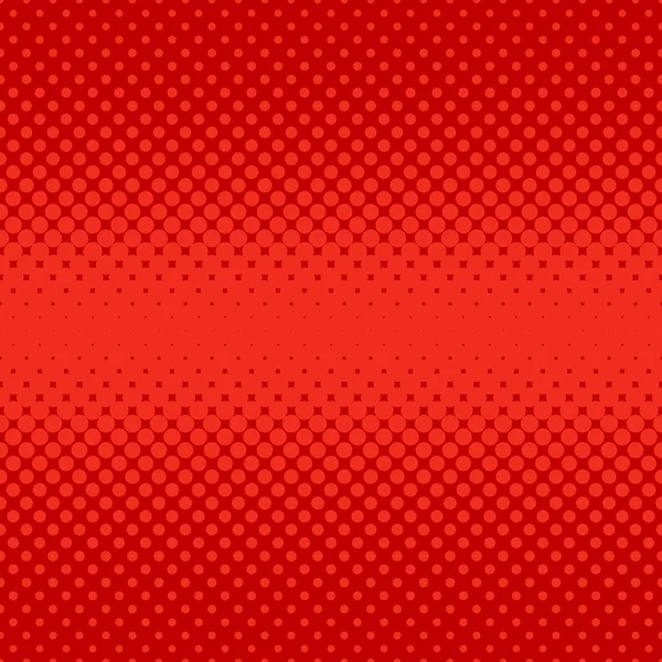 Fondo de patrón de punto medio tono abstracto rojo - diseño gráfico vectorial de círculos — Archivo Imágenes Vectoriales