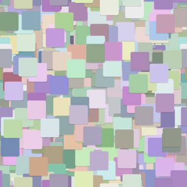 Sorunsuz kaotik kare arka plan deseni - vektör çizim renkli sesleri meydanlarda üzerinden