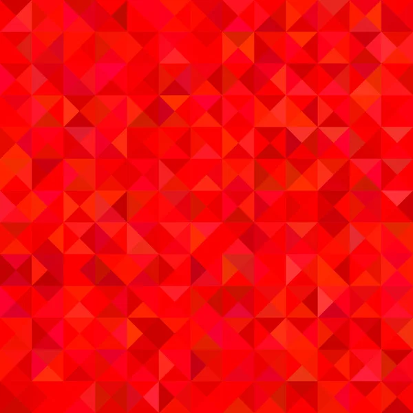 Geometrical triangle tiled background - векторная графика из треугольников в красных тонах — стоковый вектор