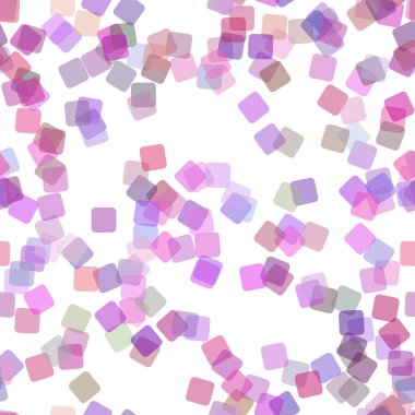 Sorunsuz soyut geometrik kare arka plan deseni - vektör grafiği rasgele, donukluk etkisi ile kareler döndürülmüş.