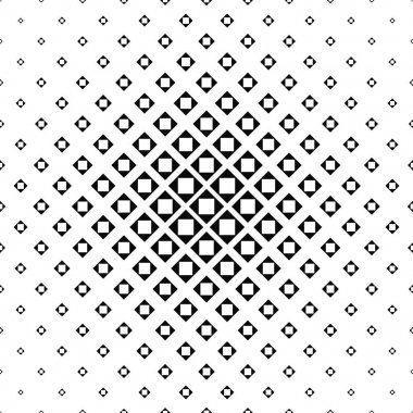 Tek renkli kare desen - vektör çizim