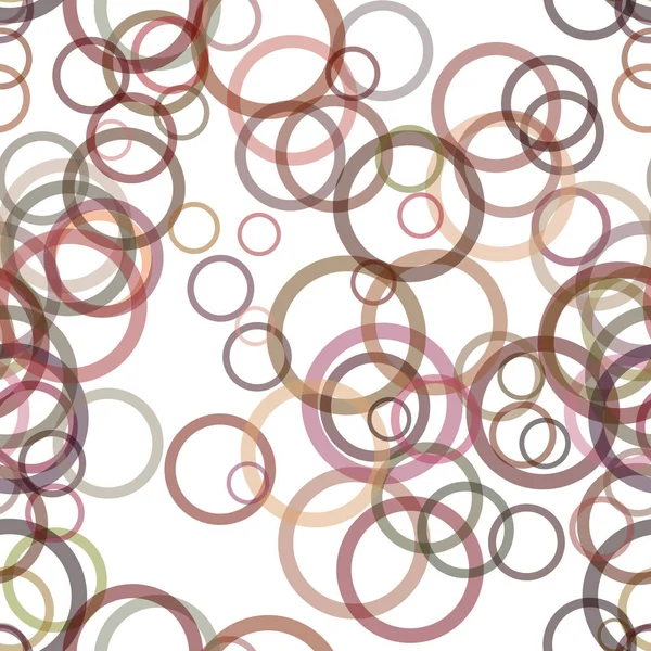 Bezszwowe Abstrakcja circle geometryczny wzór tła - ilustracja wektorowa z pierścieni — Wektor stockowy