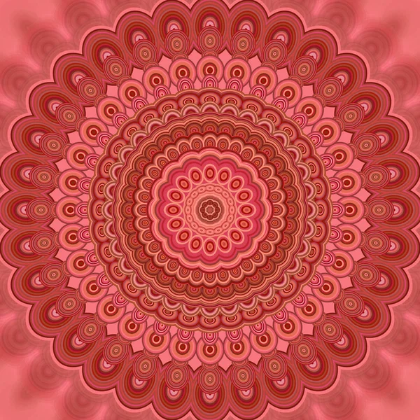 -Simetrik vektör desen tasarımı konsantrik oval şekil--dan yuvarlak bohem mandala fraktal arka plan