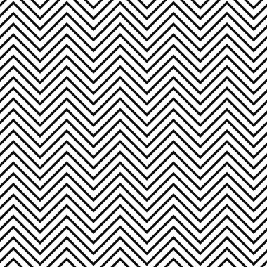 Siyah ve beyaz sorunsuz zig zag çizgi deseni