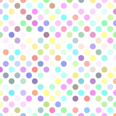 Daire desen arka plan - soyut geometrik vektör çizim üzerinden nokta renkli sesleri