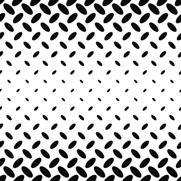 Black and white diagonal ellipse pattern — Stock Vector