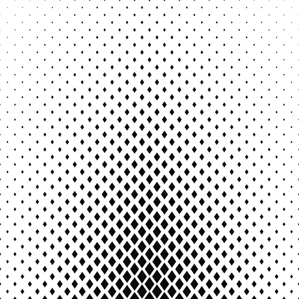 Monochrom Rautenform Muster Design Hintergrund — Stockvektor