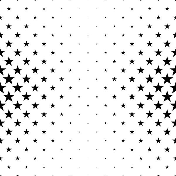 Monochrome pentagram star pattern - abstract vector background graphic design from — Stock Vector