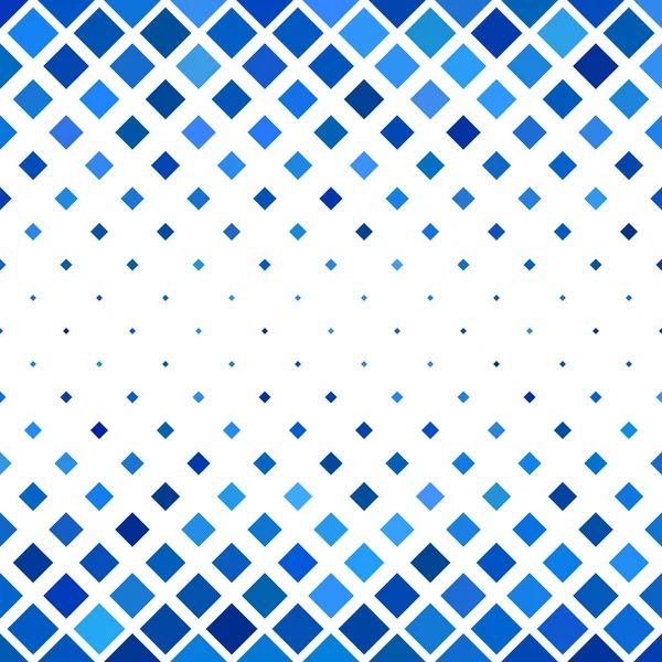 Farbige abstrakte quadratische Muster Hintergrund - Vektorillustration von diagonalen Quadraten in Blautönen — Stockvektor