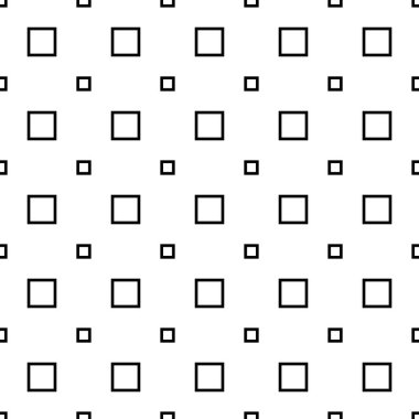 Tek renkli Dikişsiz soyut geometrik kare desen