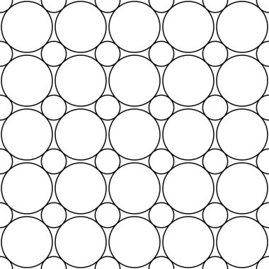 Sorunsuz tek renkli daire ızgara desen - basit vektör arka plan grafiği