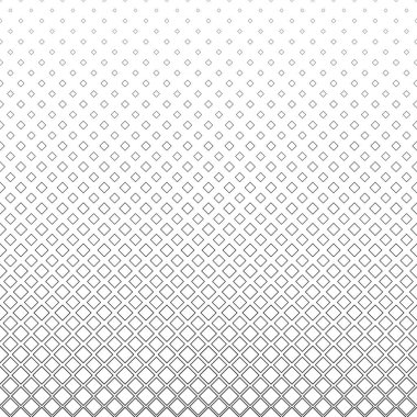 Tek renkli kare desen arka plan - siyah ve beyaz geometrik vektör tasarım çapraz kareler