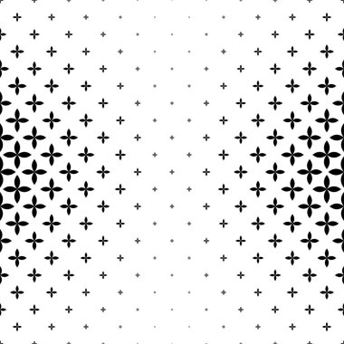 Tek renkli geometrik desen - soyut vektör arka plan grafik tasarım