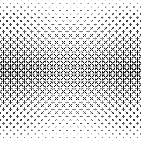 Monochrome star pattern - abstract vector background graphic — Stock Vector