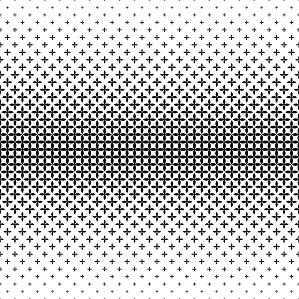 Monochromatyczne geometryczny wzór - streszczenie wektor tle ilustracja z zakrzywione kształty — Wektor stockowy