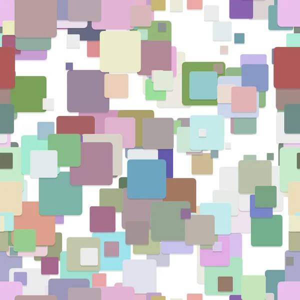 Nahtlose abstrakte quadratische Muster Hintergrund - Vektorgrafik Design von Quadraten — Stockvektor