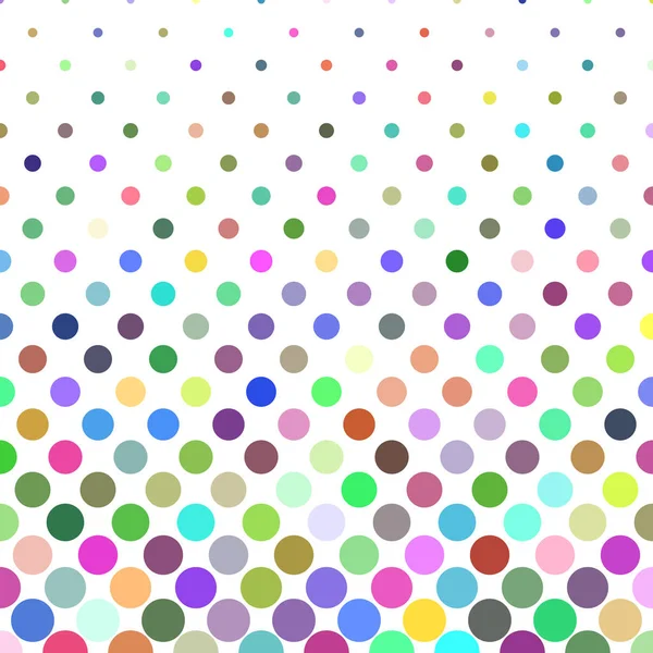 Abstract circle pattern background - vector graphic from dots in colorful tones — Stock Vector