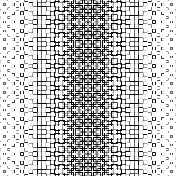 Zwart-wit vierkant patroon achtergrond — Stockvector