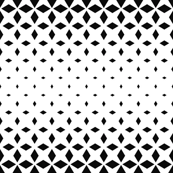 Black and white rhombus pattern background — Stock Vector