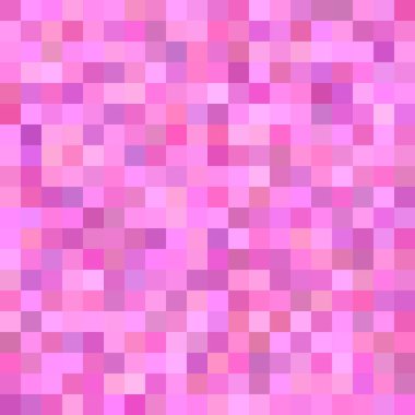 Geometrik soyut kare mozaik arka plan - vektör çizim renkli sesleri meydanlarda üzerinden