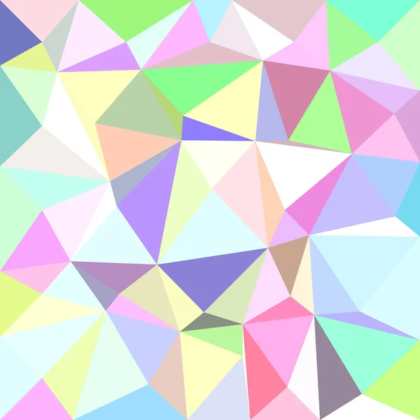 Різнокольоровий нерегулярний трикутник мозаїчний фон - багатокутник Векторні ілюстрації — стоковий вектор