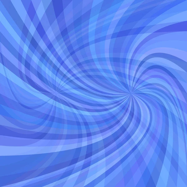 Abstract double spiral background - vector illustration from spun rays in blue tones — Stock Vector