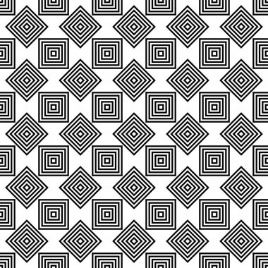 Dikişsiz soyut tek renkli kare desen arka plan tasarım - yarı ton geometrik vektör grafiği