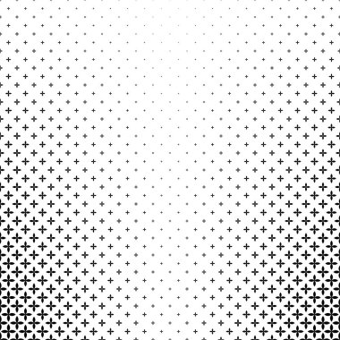 Tek renkli desen - soyut vektör arka plan grafiği, eğri geometrik şekiller