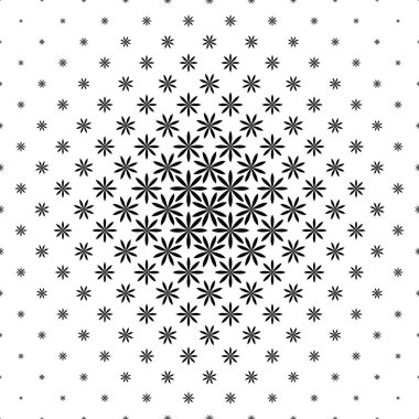 Siyah ve beyaz geometrik desen - eğri şekiller arka plan örnek