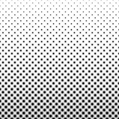 Tek renkli yıldız desen - soyut vektör arka plan tasarımı şekillerden