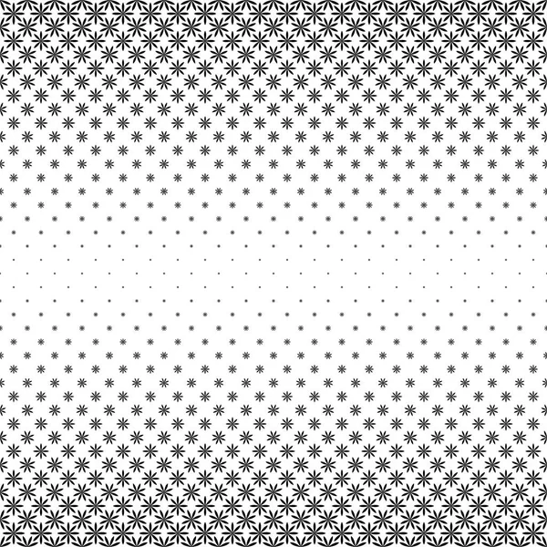 Tek renkli geometrik stilize çiçek deseni - eğri şekiller soyut çiçek vektör arka plan örnek