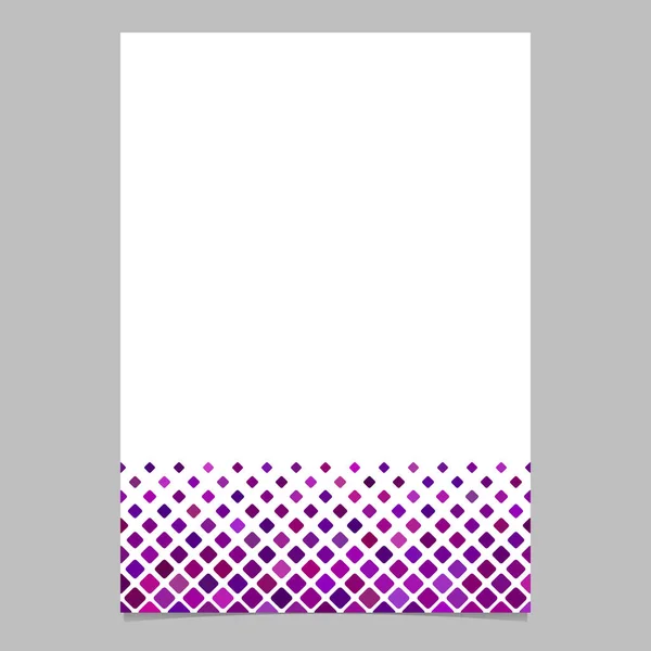 Abstract square pattern page background template - vector graphic from squares in purple tones for flyers, cards