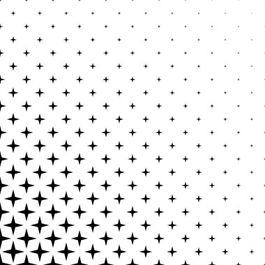 Tek renkli yıldız desen - geometrik şekillerden vektör arka plan grafik tasarım