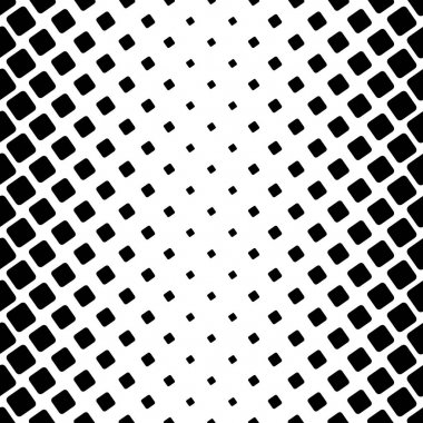Tek renkli kare desen - geometrik vektör arka plan grafiği, açısal kareler yuvarlanır.